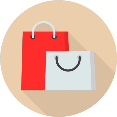 Seamless shopping icon for SmartBlip