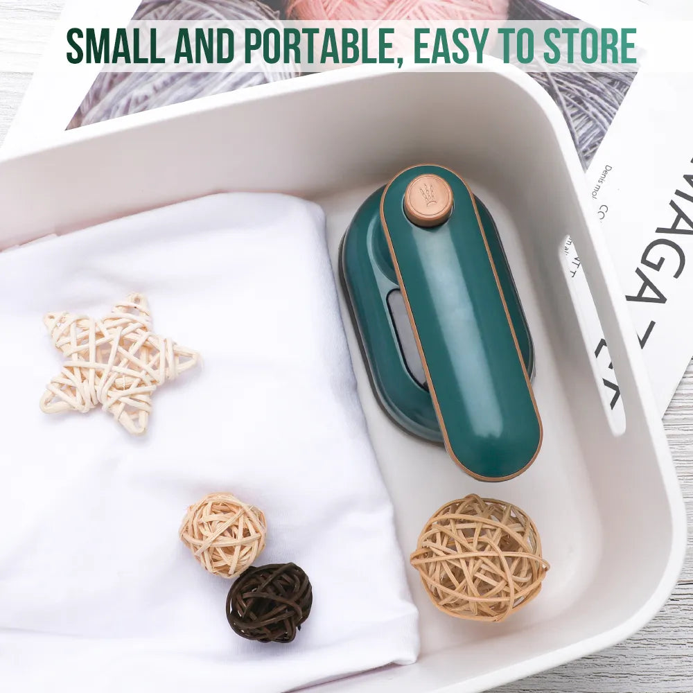 Compact and lightweight design of the mini garment steamer